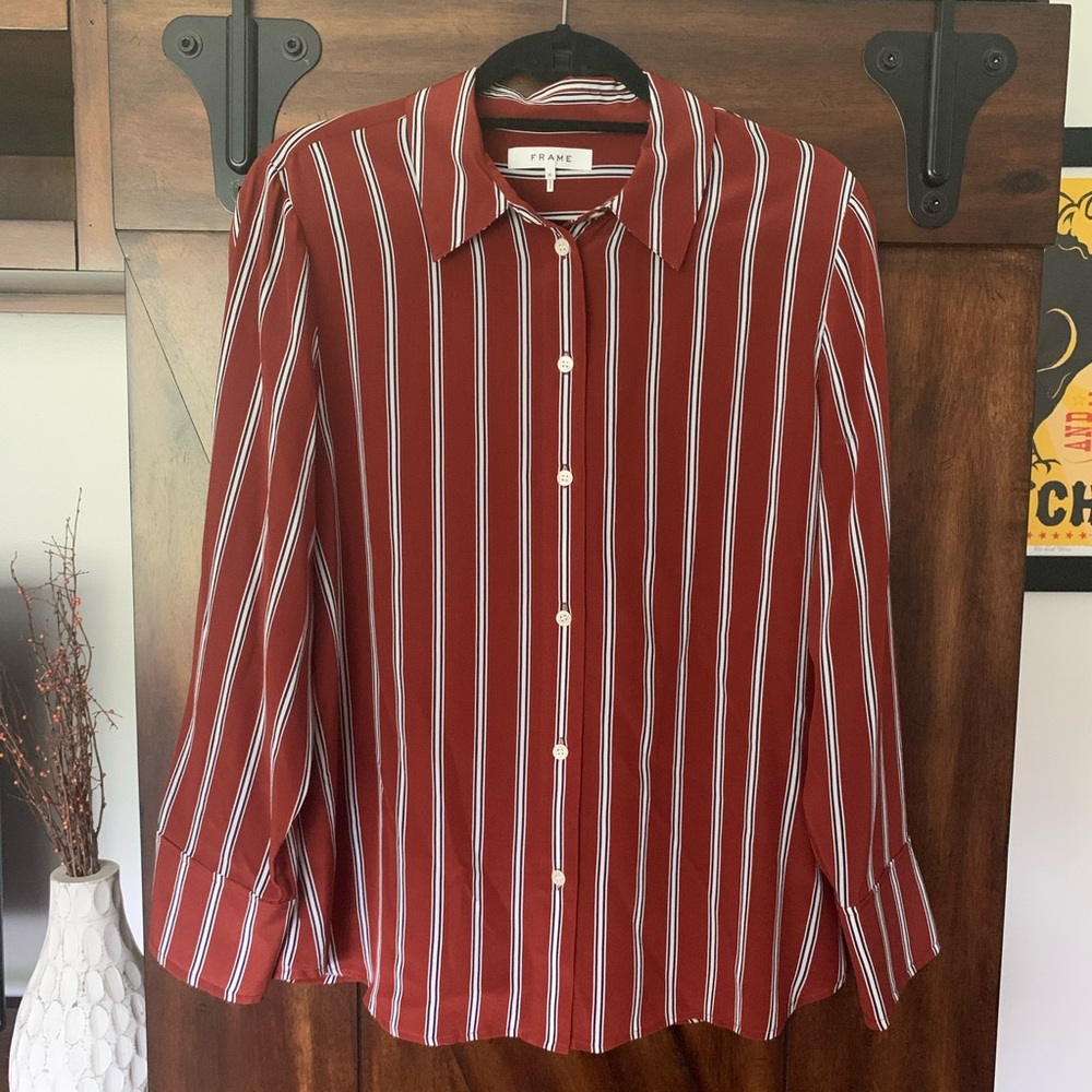 FRAME silk blouse